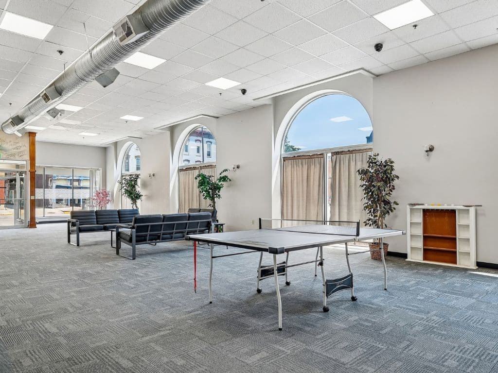 Community Room at Tower Lofts